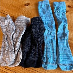 Patagonia and Smartwool socks